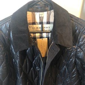 Burberry Men’s Quilted Jacket Brand New